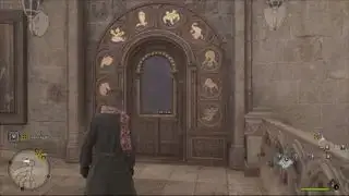 Büyük Merdiven'deki Hogwarts Legacy kapı bulmacası