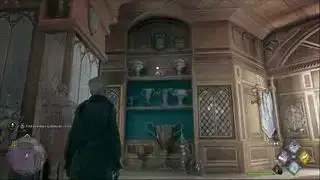 موقع Hogwarts Legacy Gobstone في غرفة الكأس الداخلية