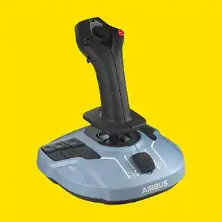 Phiên bản Thrustmaster TCA Sidestick Airbus trên nền màu vàng