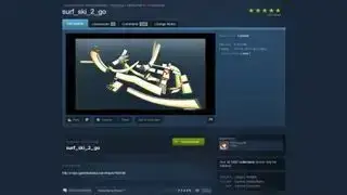 CS:GO 冲浪地图 Steam 创意工坊 surf_ski_2_go 离线