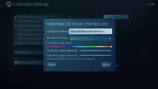 Personaliza el menú de tu controlador en Steam