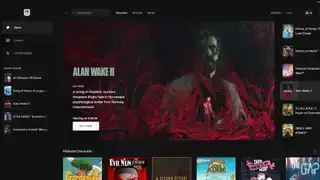 Страница магазина приложения Epic Games Store.