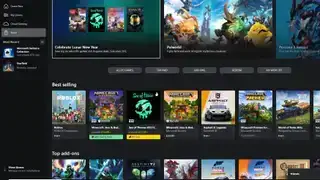 La página de la tienda de la aplicación Xbox en PC.