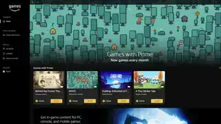 Amazon Games యాప్ యొక్క స్టోర్ పేజీ.