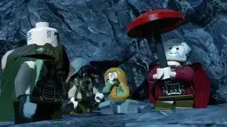 Gospodar prstanov: v Lego The Hobbit palčki izvajajo nekaj teoretično očarljivih norčij, ki vključujejo dežnik.