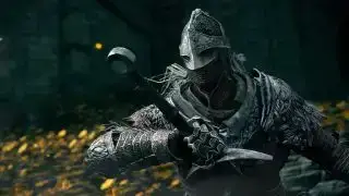 Elden Ring Knight ينظر إلى الكاميرا