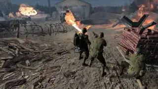 Инженерите на Company of Heroes 3 използват огнехвъргачка