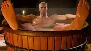 The Witcher 3 Wild Hunt Geralt Badewanne