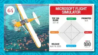 Κάρτα Microsoft Flight Simulator top 100 (2023)