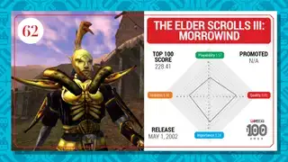 The Elder Scrolls 3: Morrowind top 100 card (2023)