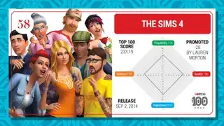 La carta dei primi 100 di The Sims 4 (2023)