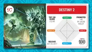 Carta delle prime 100 carte di Destiny 2 (2023)