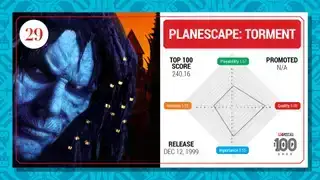 „Planescape: Torment Top 100“ kortelė (2023 m.)