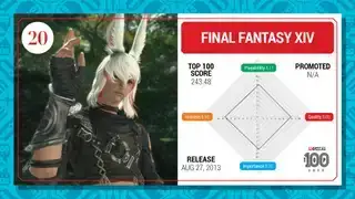 Final Fantasy 14 top 100-kaart (2023)