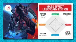 Carta top 100 di Mass Effect Legendary Edition (2023)