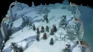 Un tas de Space Marines morts est retrouvé dans la neige.