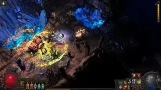 Permainan Steam Percuma Terbaik - Path Of Exile - Seorang pemain dalam pertempuran