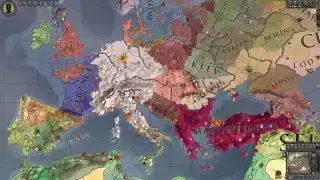 Beste kostenlose Steam-Spiele – Eine Karte von Europa in Crusader Kings 2.