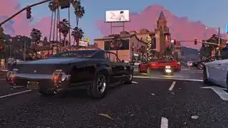 GTA 5 menipu — kereta dalam perlumbaan jalanan