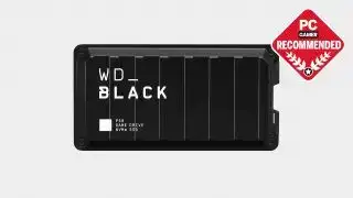 Western Digital WD Black P50 Game Drive harmaalla taustalla