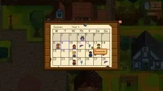 Emplacement du libraire de Stardew Valley