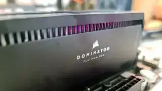 Corsair DDR5 ரேம் மிக அருகில்