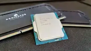 Intel Core i5 12600K CPU 近距离拍摄