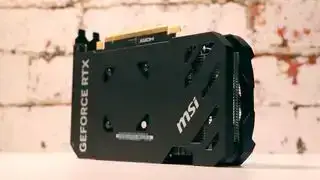 Nvidia Geforce RTX 4060 galinė plokštė ir galinis vaizdas