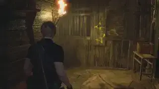 Resident Evil 4 Remake grotta pussel - symboler på väggen