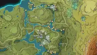 Genshin Impact Nilotpala Lotus farming route