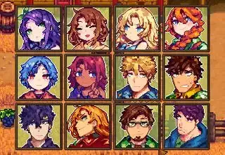 Stardew Valley mods - Fisharia Anime Portraits