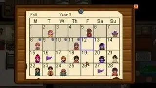 Stardew Valley mods - Føj Berry Seasons til kalenderen