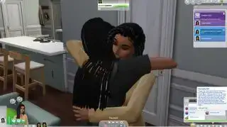 The Sims 4 mod - LGBTQIA+ dva lika, ki sta velika drug drugega, potem ko je eden pokazal svojo spolnost