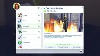 The Sims 4 mod - Turbo Kariyer: Gizli Ajan kariyer listesi