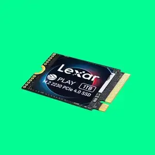 SSD tốt nhất cho Steam Deck, trên nền màu xanh lá cây