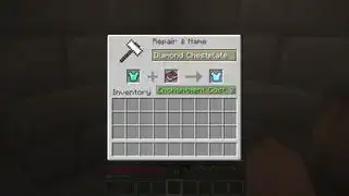 Encantamentos do Minecraft - equipamento encantador em uma bigorna usando um livro