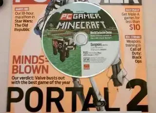 Minecraft 데모 - Game Geek HUB 문제가 포함된 실제 데모 디스크