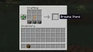 Minecraft potions - isang brewing stand na ginagawa sa isang crafting table