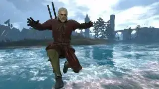 Bästa Witcher 3 mods - Aktivera Jumping in Shallow Water