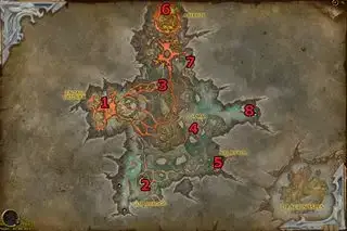 Emplacements des glyphes du dragon WoW