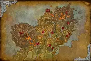 Emplacements des glyphes du dragon WoW