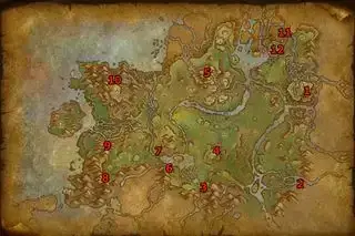 Ubicaciones de los glifos del dragón de WoW